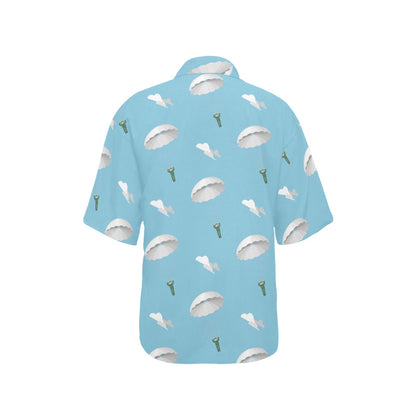 Paratrooper Pattern Print Design A02 Women's Hawaiian Shirt