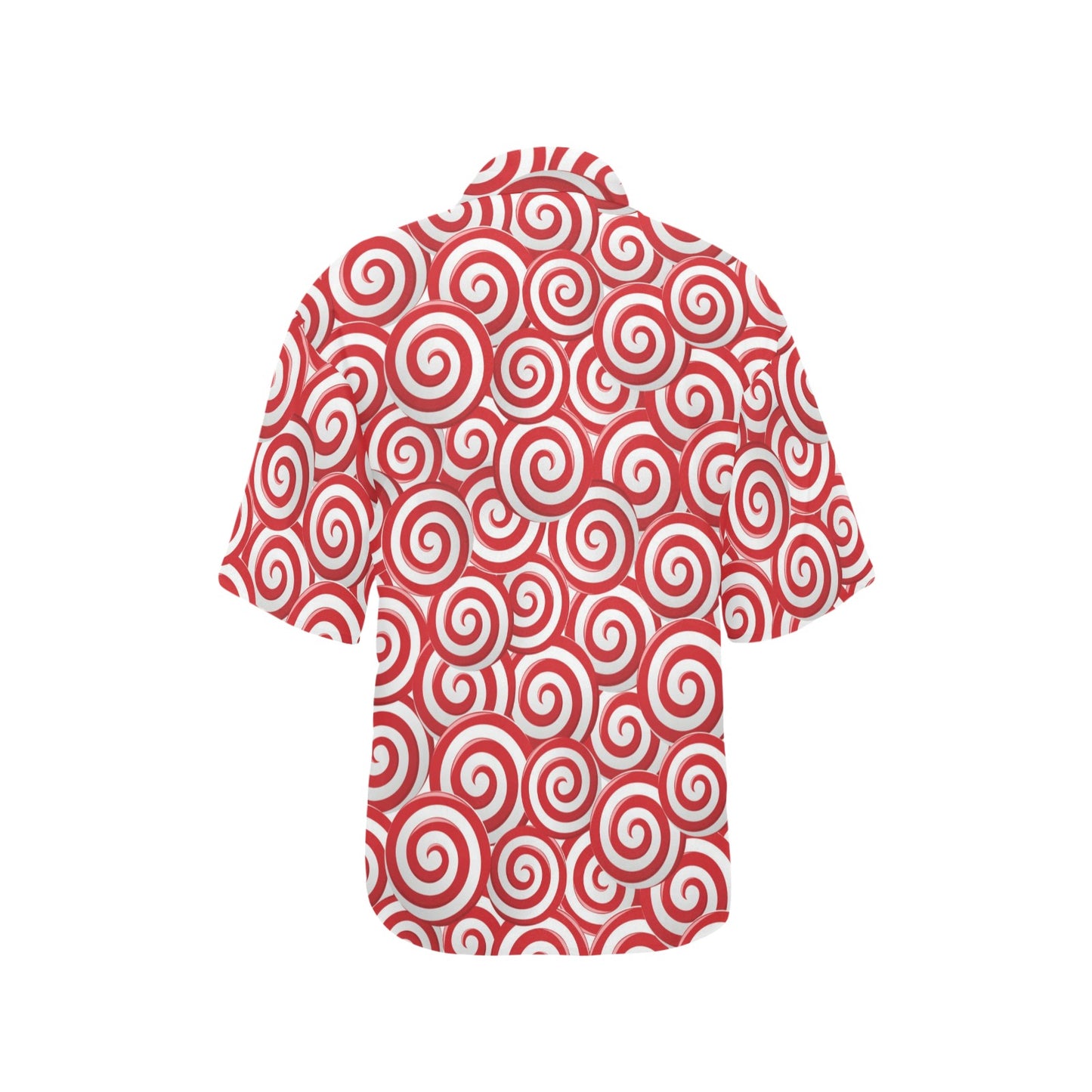 Candy Pattern Print Design 03 Women's Hawaiian Shirt