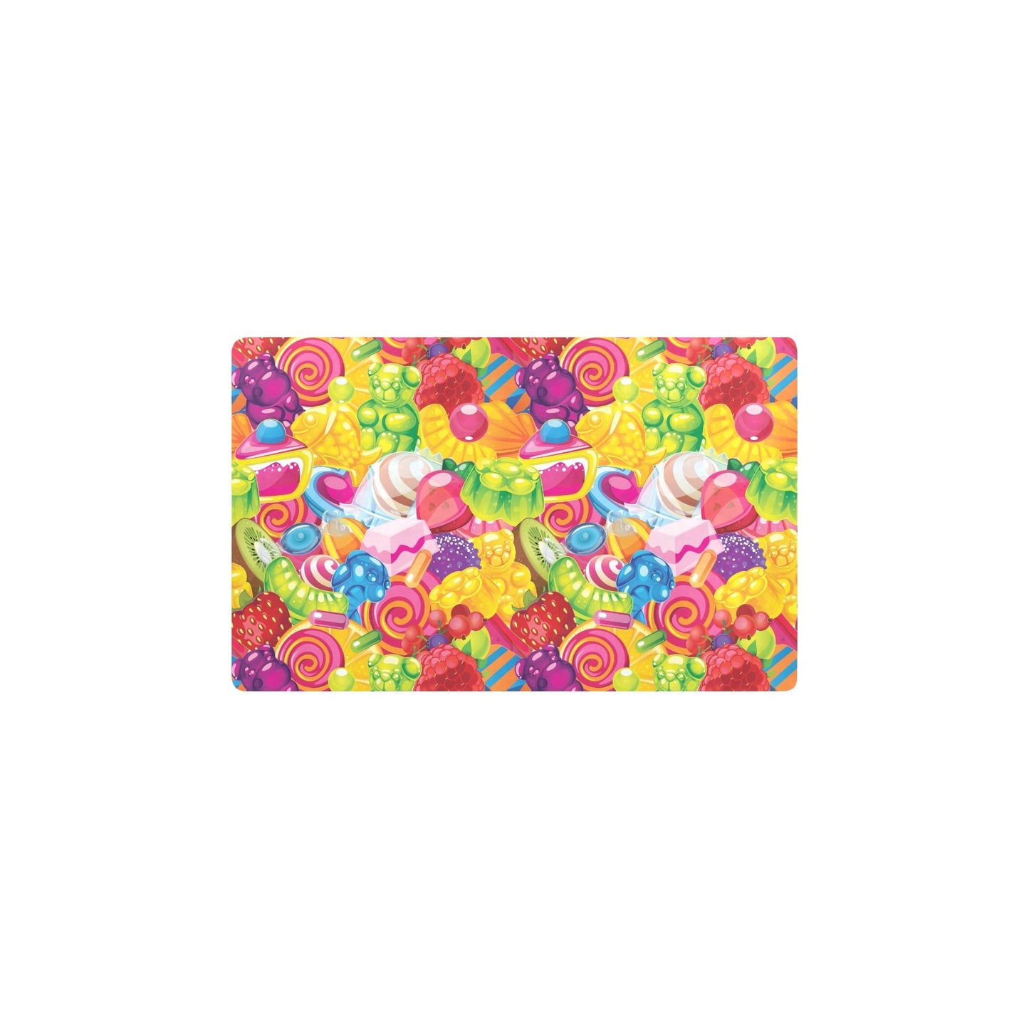 Candy Pattern Print Design CA01 Kitchen Mat