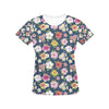 Hibiscus Sweet Print Design LKS304 Women's  T-shirt