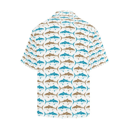 Tuna Fish Print Design LKS301 Men's Hawaiian Shirt