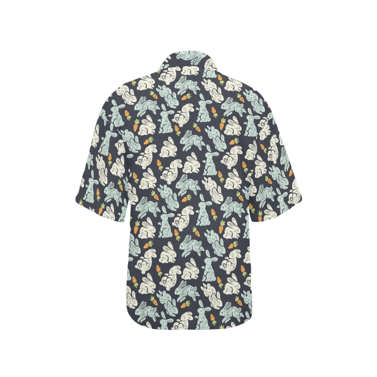 Bunny Pattern Print Design 04 Women's Hawaiian Shirt
