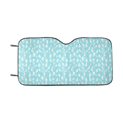Sweet Pea Print Design LKS302 Car front Windshield Sun Shade