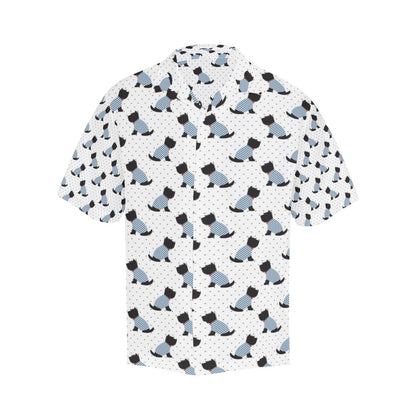 Scottish Terriers Print Design LKS3013 Men's Hawaiian Shirt