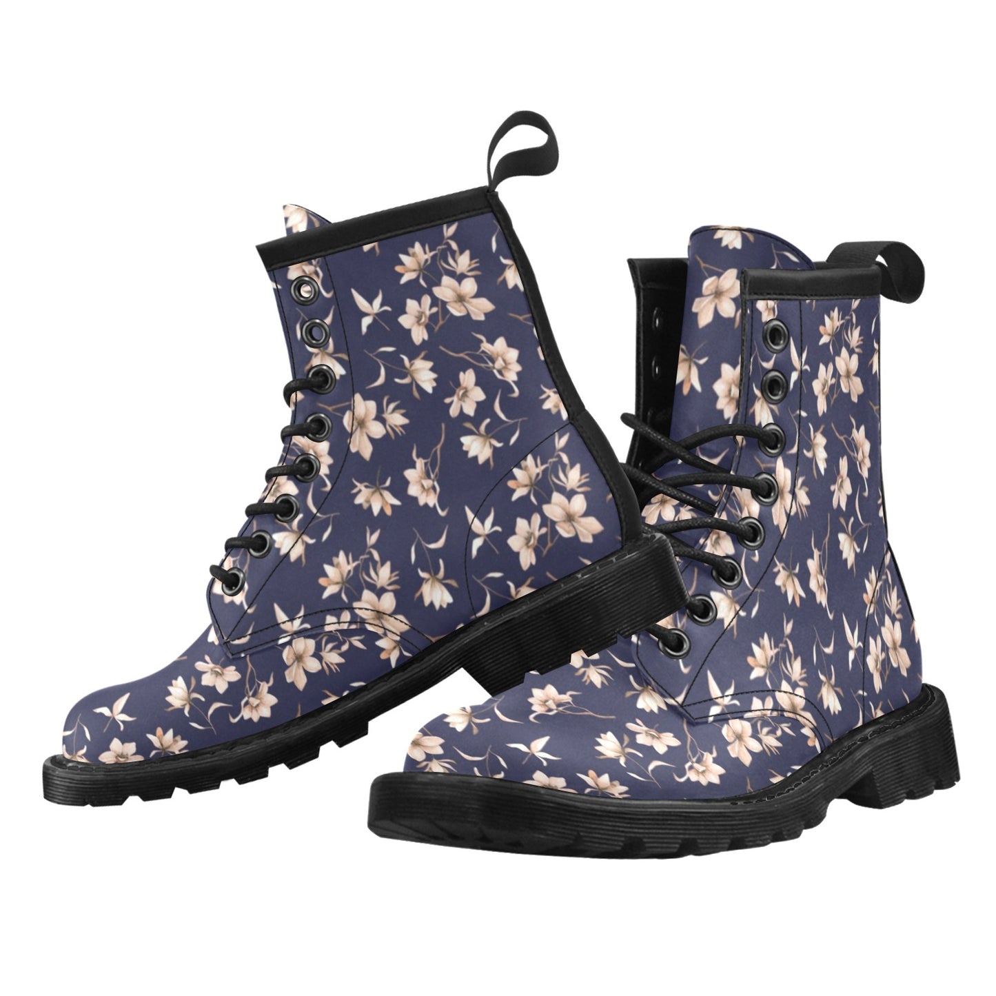 Beautiful Floral Pattern Women's Boots