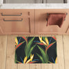 Bird Of Paradise Pattern Print Design BOP012 Kitchen Mat