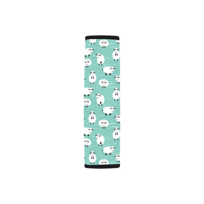 Sheep Print Design LKS404 Car Seat Belt Cover