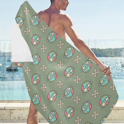 Zombie Print Design LKS301 Beach Towel 32" x 71"