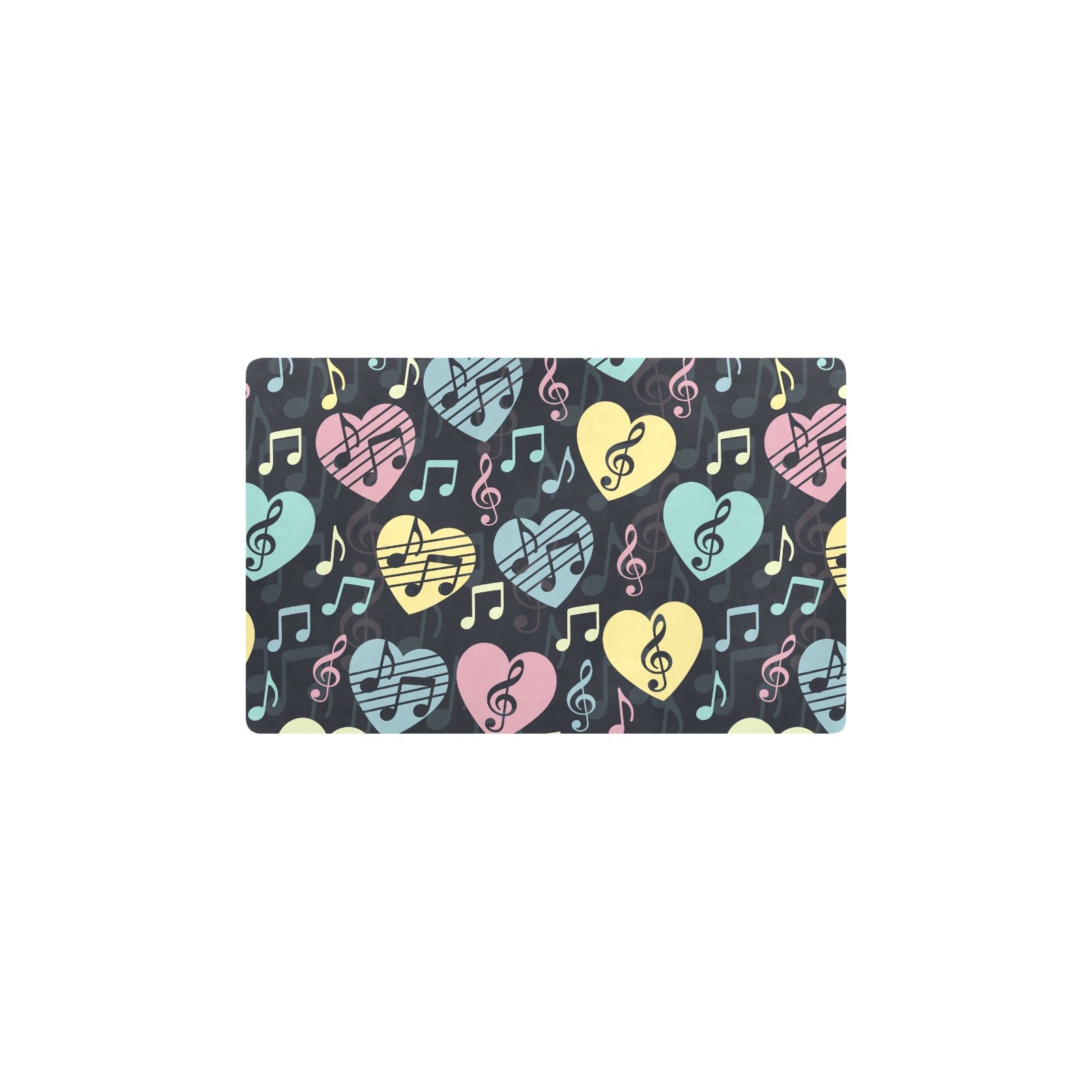 Music note Pattern Print Design A03 Kitchen Mat