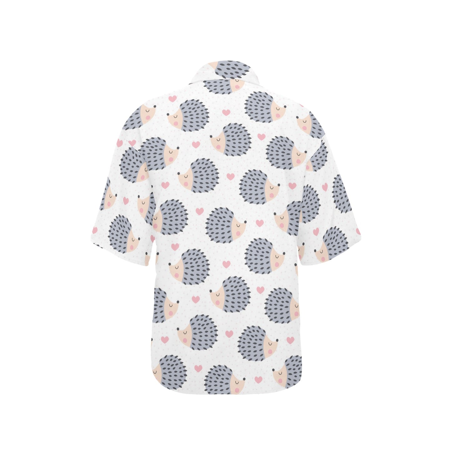 Hedgehog Baby Pattern Print Design 03 Women's Hawaiian Shirt