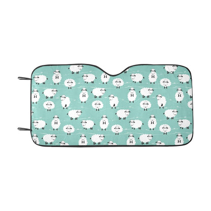 Sheep Print Design LKS404 Car front Windshield Sun Shade