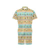 American indian Life Pattern Men's Romper