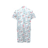 Llama Pattern Print Design 04 Men's Romper