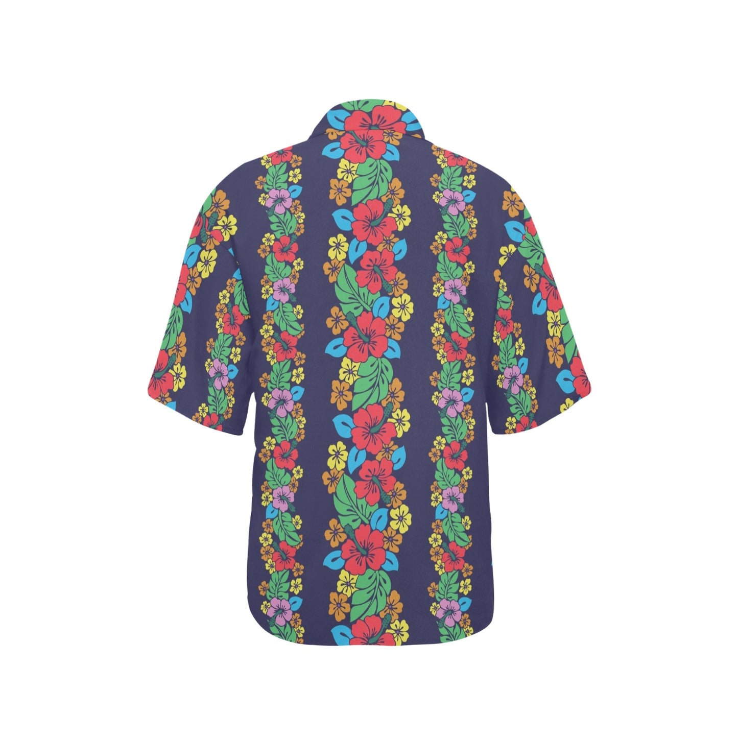Hawaiian Themed Pattern Print Design H03 Women's Hawaiian Shirt