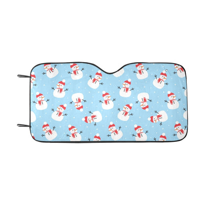 Snowman Print Design LKS305 Car front Windshield Sun Shade