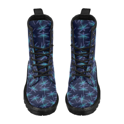 Dragonfly Hand Drawn Style Print Women's Boots