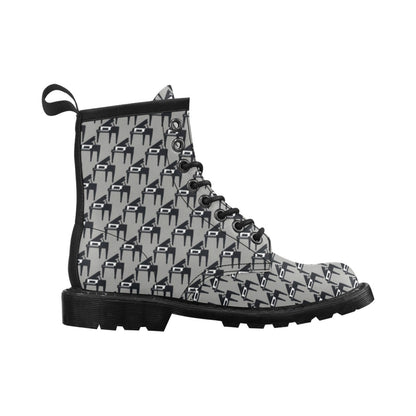 Piano Print Design LKS404 Women's Boots