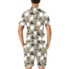 Bear Pattern Print Design BE03 Men's Romper