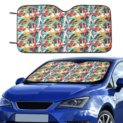 Splatter Print Design LKS304 Car front Windshield Sun Shade