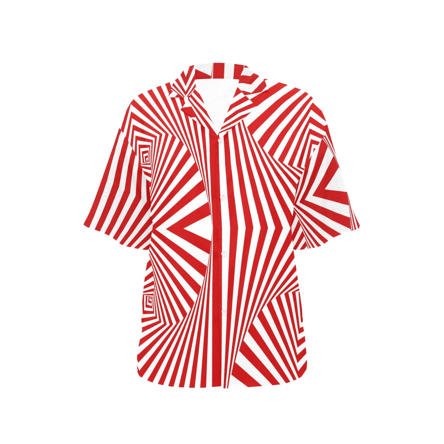 Vortex Print Design LKS304 Women's Hawaiian Shirt