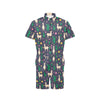 Llama Cactus Pattern Print Design 012 Men's Romper