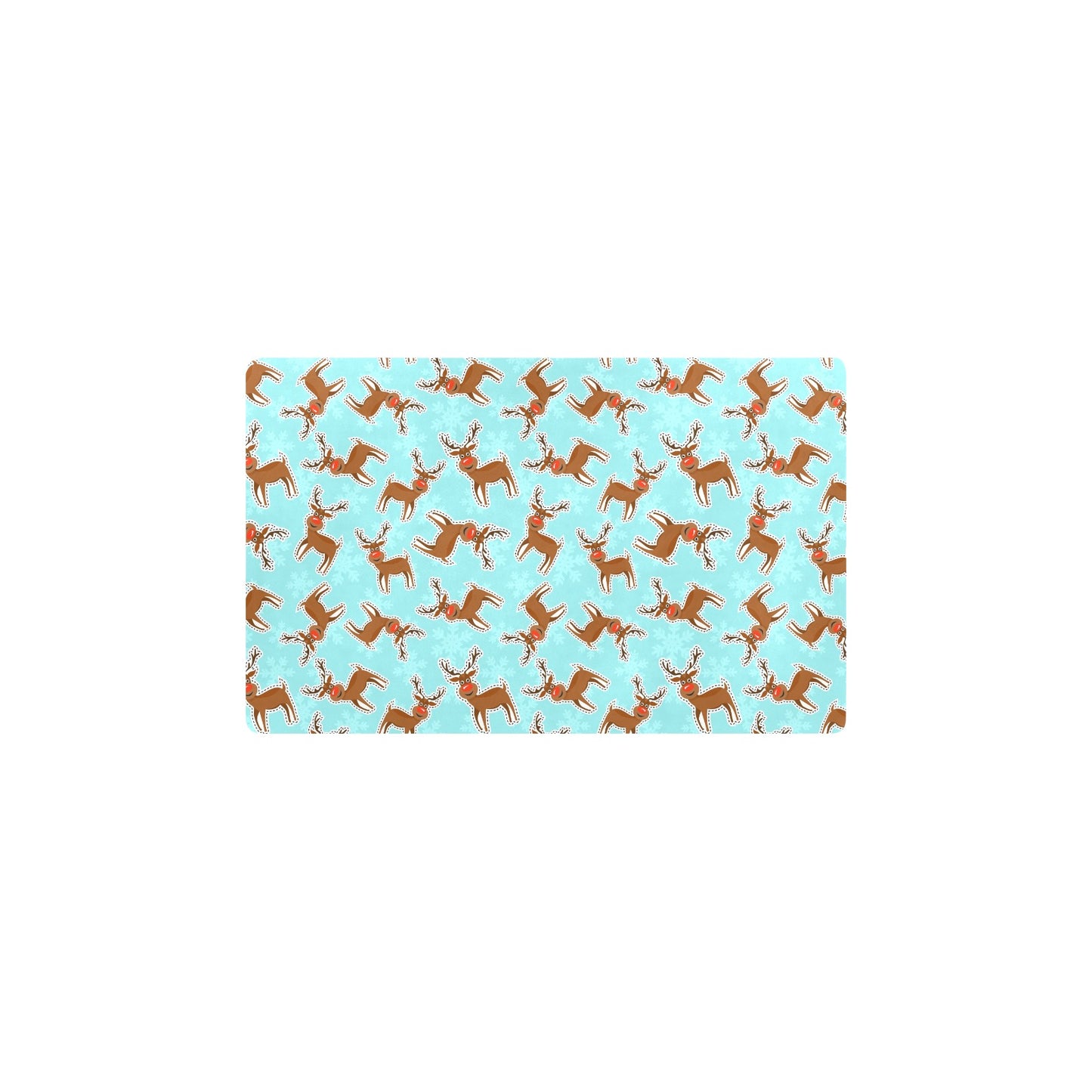 Reindeer Print Design LKS403 Kitchen Mat