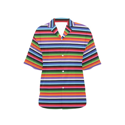 Serape Design Women's Hawaiian Shirt