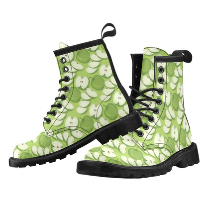 Apple Pattern Print Design AP010 Women's Boots