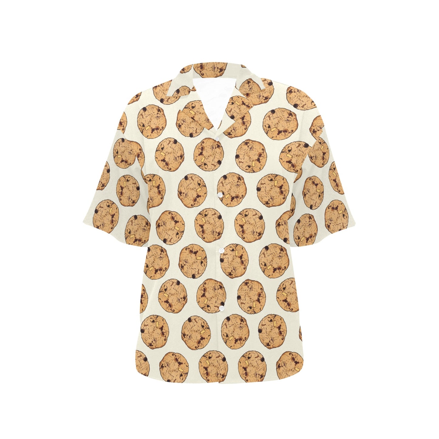 Cookie Pattern Print Design 05 Women's Hawaiian Shirt