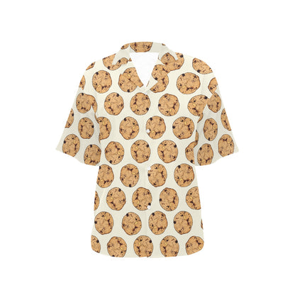 Cookie Pattern Print Design 05 Women's Hawaiian Shirt