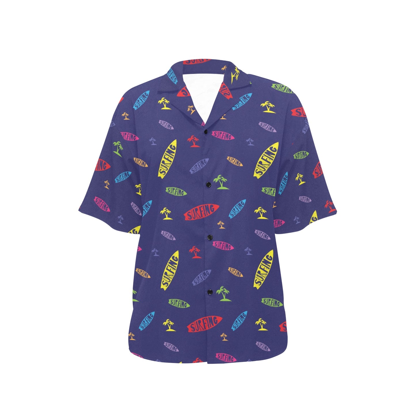 Surfboard Print Design LKS305 Women's Hawaiian Shirt