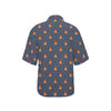 Campfire Pattern Print Design 02 Women's Hawaiian Shirt