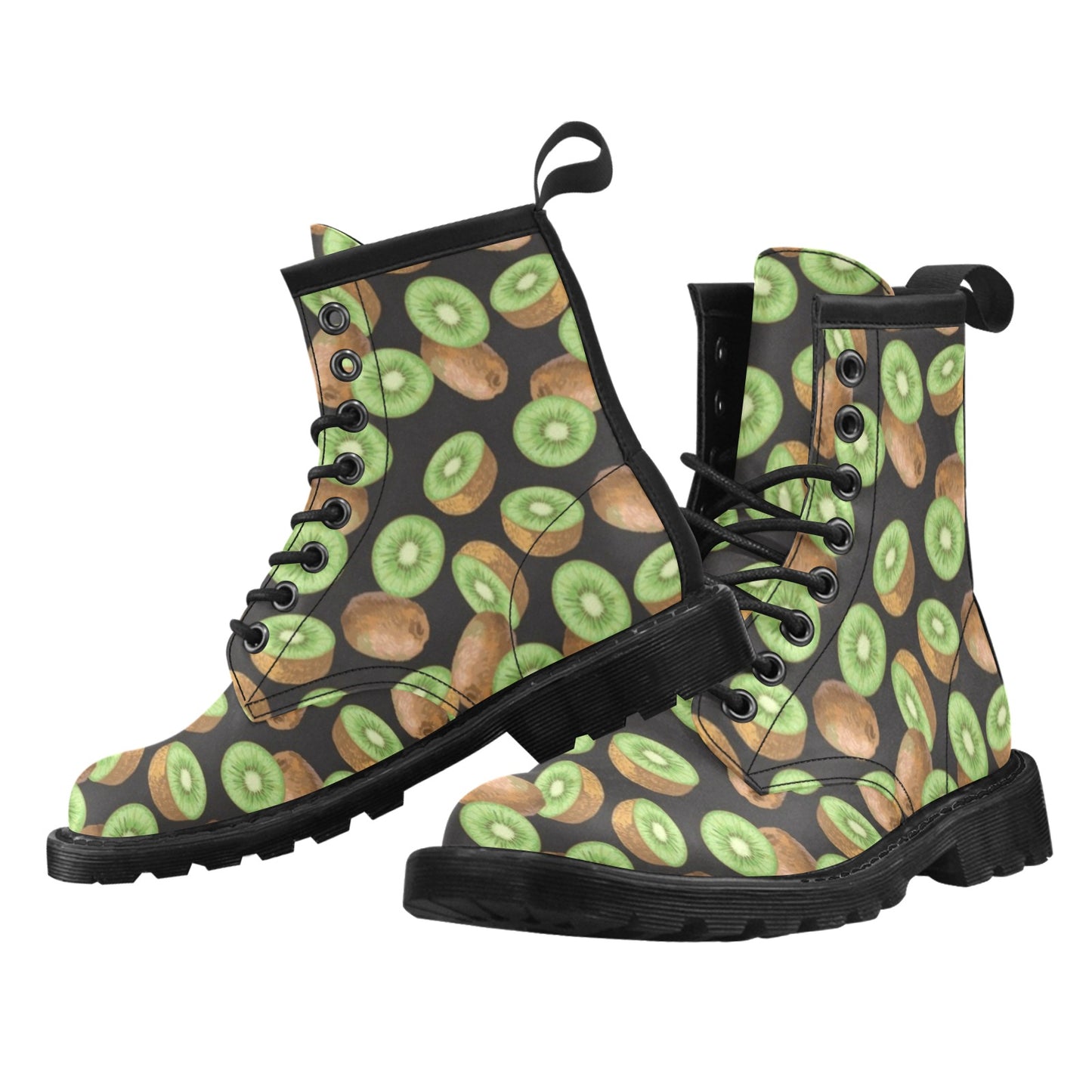 Kiwi Pattern Print Design KW03 Women's Boots