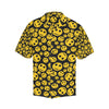 Smiley Face Emoji Print Design LKS304 Men's Hawaiian Shirt