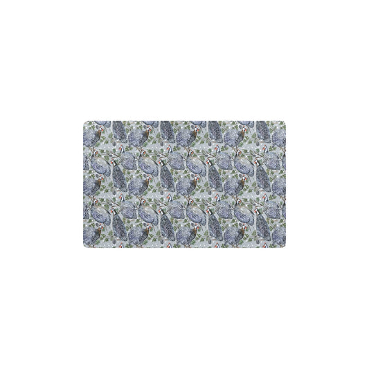 Guinea Fowl Print Design LKS402 Kitchen Mat