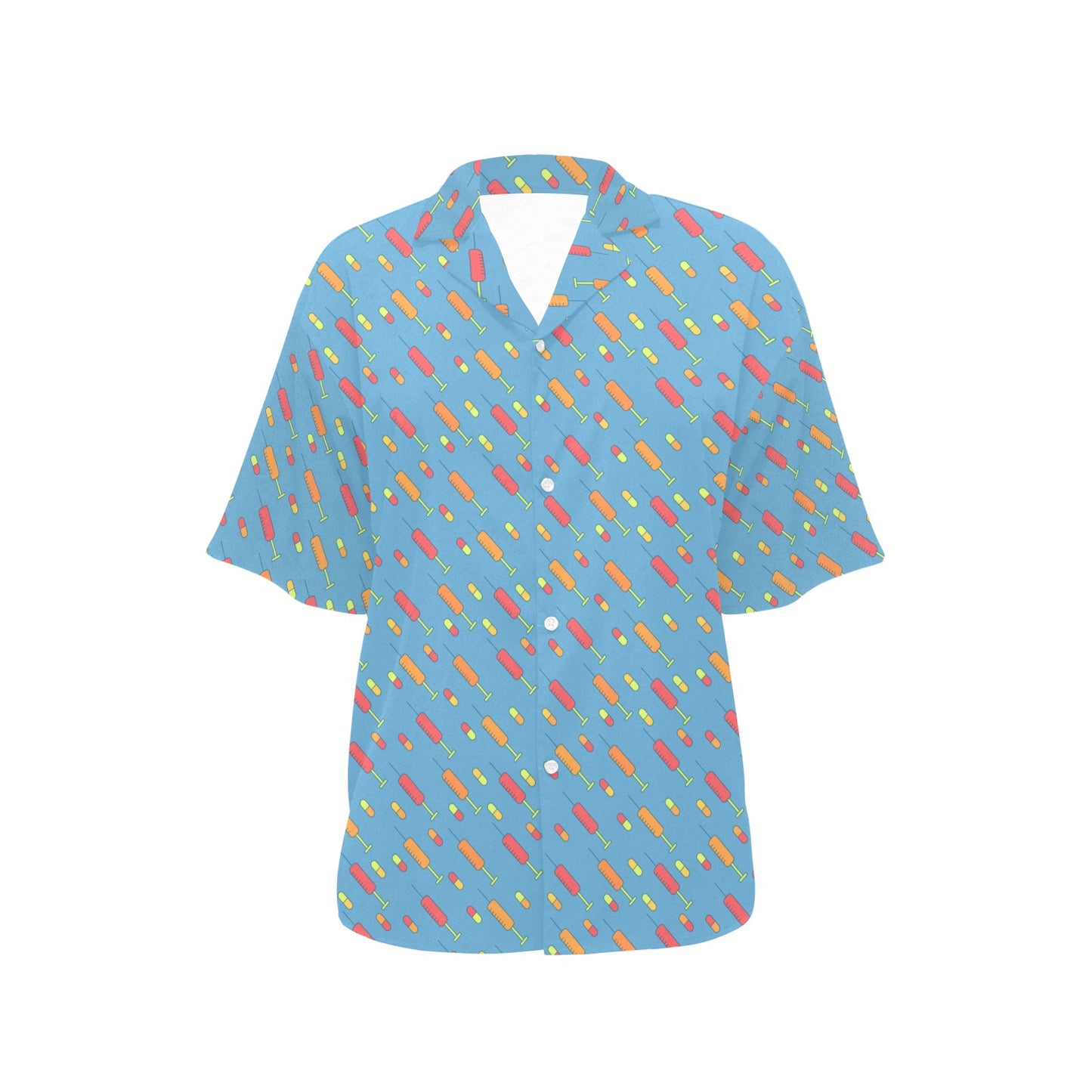 Phlebotomist Medical Pattern Women's Hawaiian Shirt