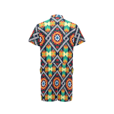 African Kente Men's Romper