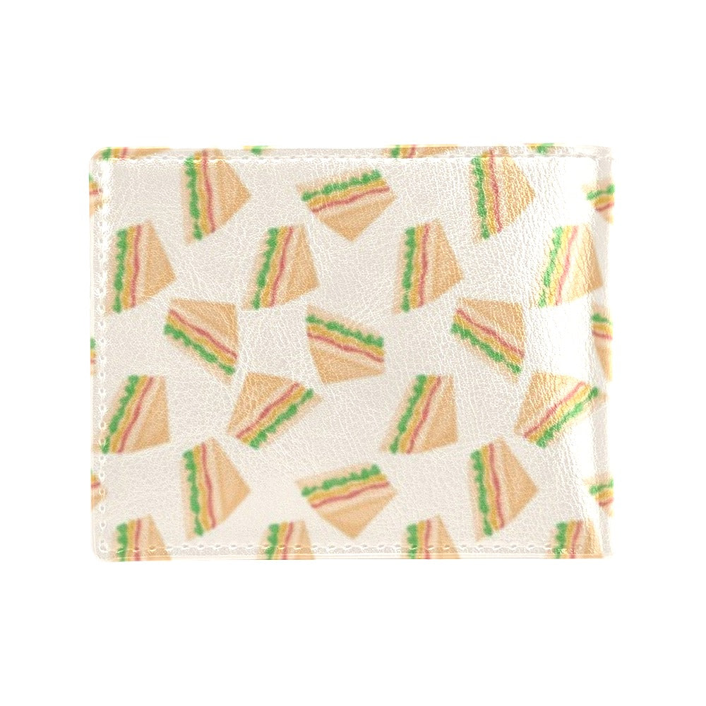 Sandwich Print Design LKS301 Men's ID Card Wallet