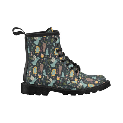Creepy Print Design LKS303 Women's Boots