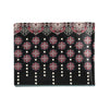 Ethnic Dot Style Print Pattern Men's ID Card Wallet