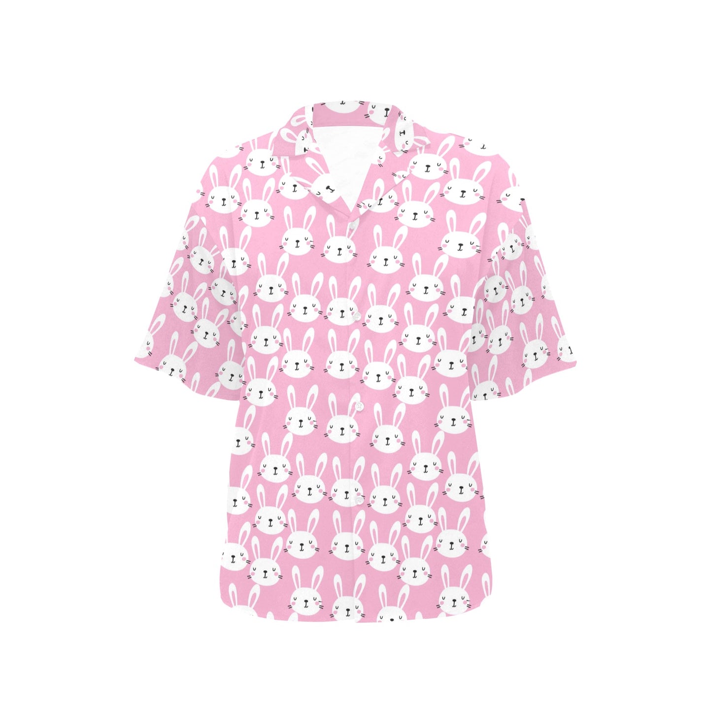 Rabbit Print Design LKS401 Women's Hawaiian Shirt