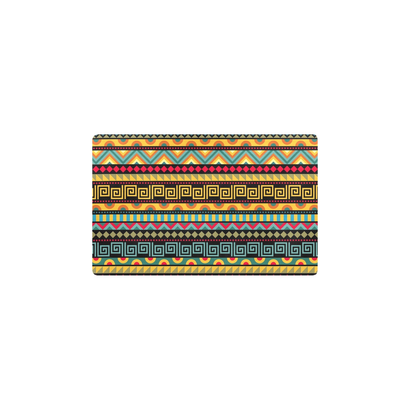 African Pattern Print Design 03 Kitchen Mat