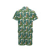 Giraffe Jungle Design Print Men's Romper