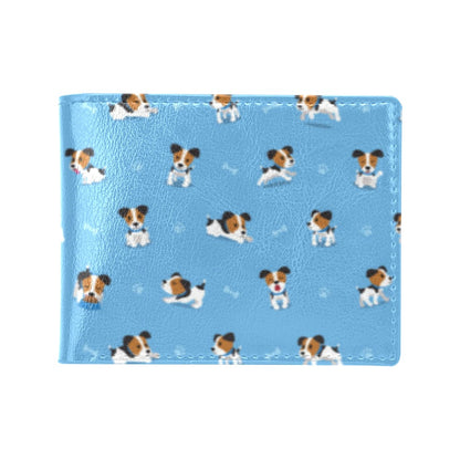 Russell Terriers Print Design LKS3010 Men's ID Card Wallet