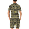 Gold Aztec Tribal Men's Romper