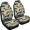 Dachshund Cute Print Pattern Universal Fit Car Seat Covers