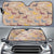 Dachshund Pattern Print Design 03 Car Sun Shade-JORJUNE.COM