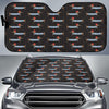 Dachshund Pattern Print Design 04 Car Sun Shade-JORJUNE.COM