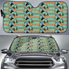 Dachshund Pattern Print Design 05 Car Sun Shade-JORJUNE.COM