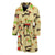 Dachshund Pattern Print Design 06 Men Bathrobe-JORJUNE.COM